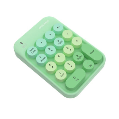 Mofii Geezer Z5 Series - 2.4GHZ Wireless Keypad (18KYES) - Green| 5 colour select | Plug and play