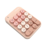 Mofii Geezer Z5 Series - 2.4GHZ Wireless Keypad (18KYES) - Milk Tea Colour| 5 colour select | Plug and play