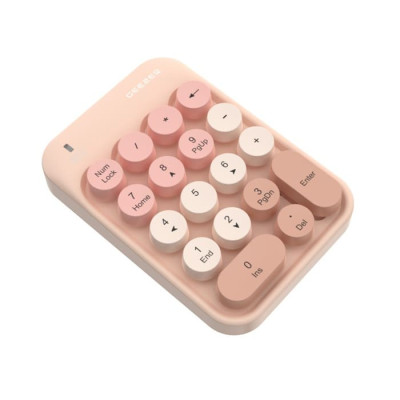 Mofii Geezer Z5 Series - 2.4GHZ Wireless Keypad (18KYES) - Milk Tea Colour| 5 colour select | Plug and play