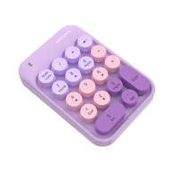 Mofii Geezer Z5 Series - 2.4GHZ Wireless Keypad (18KYES) - Purple| 5 colour select | Plug and play