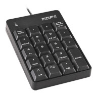 Mofii X810 USB Wired Numeric Keyboard (Black) | Plug and Play | Cable length about 1.5M