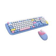 Mofii Geezer Zero Series 2.4GHZ Wireless keyboard & mouse set - Blue| 3 colour select | Plug and play