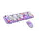 Mofii Geezer Zero Series 2.4GHZ Wireless keyboard & mouse set - Purple| 3 colour select | Plug and play