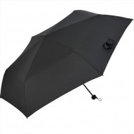 日本 Nifty Colors 三折晴雨傘連吸水傘套 - 黑色